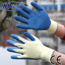 NMSAFETY 10 gauges günstigste latex handschuhe heißer verkauf latex schutzhandschuhe